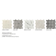 MARMOREA2 CREMA AVORIO 30X30 MOSAIQUE INTRECCIO - FIORANESE CERAMICA MM9MS4L