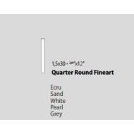 FINEART QUARTER ROUND ECRU/1,5X30 - CSAQRFAE30 Ceramica Sant'Agostino