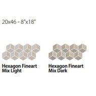 FINEART HEXAGON 20X46 FINEART MIX DA - CSAEXFMD01 Ceramica Sant'Agostino