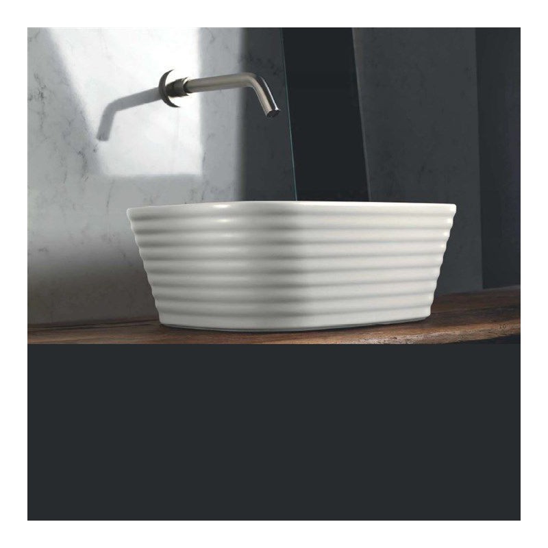COUNTERTOP BASIN  70 LOOM Disegno Ceramica LO07038001 DISEGNO CERAMICA - 1