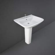 Ovales Wandwaschbecken Sensation  MORWB5001AWHA Weiss Alpino Rak Ceramics