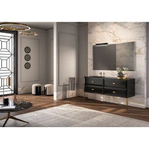 Diva01 Armoire de Toilette 301 Timber Night GbGroup