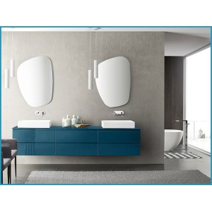 LIME 1.0 Bathroom Cabinet Composition 102 AZZURRA