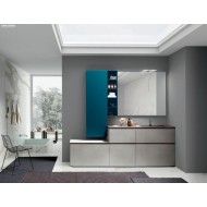 LIME 1.0 Bathroom Cabinet Composition 101 AZZURRA