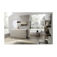 LIME 2.0 Bathroom Cabinet Composition 220 Nuance Grigio Chiaro Opaco  AZZURRA