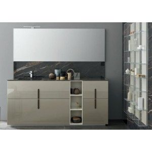 LIME 2.0 Badmoebel Zusammensetzung 220 Nuance Grigio Chiaro Opaco  AZZURRA