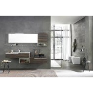 LIME   Bathroom Cabinet Composition  013 Ecomalta le Terre AZZURRA