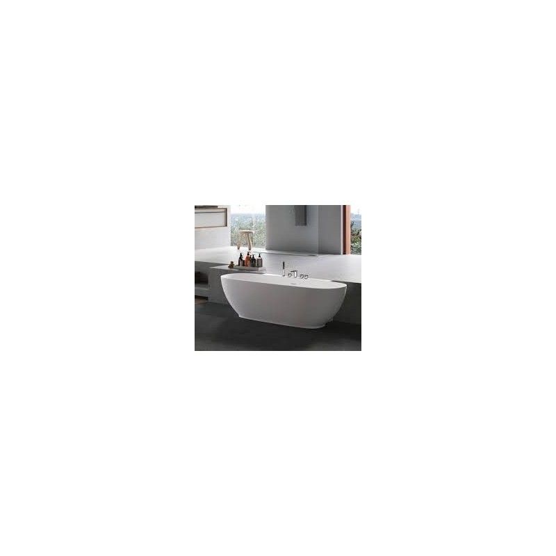 Calle  Freestanding Bathtub Rectangular   155x73 h52cm   Hafro - Geromin