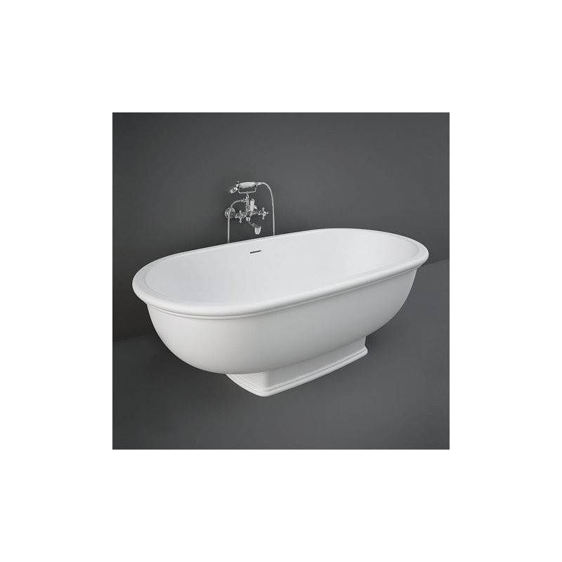 WASHINGTON WHITE MATT BATHTUB 148X82X53   Rak Ceramics