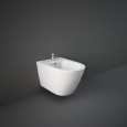 Bidet wall mounted RESORT RIMLESS 52x36x32cm VERSTECKTE BEFESTIGUNGEN  Rak Ceramics