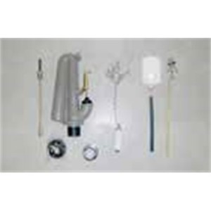 SET POUR CASSETTE + CHAINE ET BOUTON A DECHARGE ELEVEE. Ceramica Flaminia