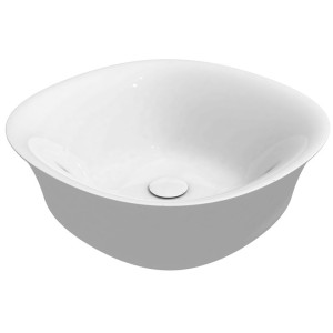 GSG FLUT  Washbasin Square cm 42 thin edge  GLOSSY WHITE  