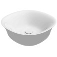 GSG FLUT  Washbasin Square cm 42 thin edge  GLOSSY WHITE  