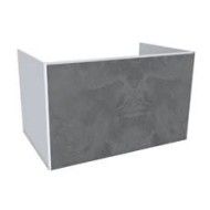 GRANDANGOLO Suspended base Tortora spatula - 1 drawer 100 970x490x360h Hatria   HATRIA - 1