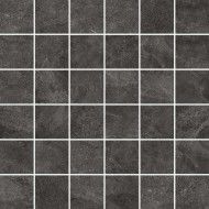 MINERAL MOSAIQUE QUADRETTI GRAPHITE 30X30 - CERAMICA ITALIANA ARIANA DESVRES ARIANA - 1