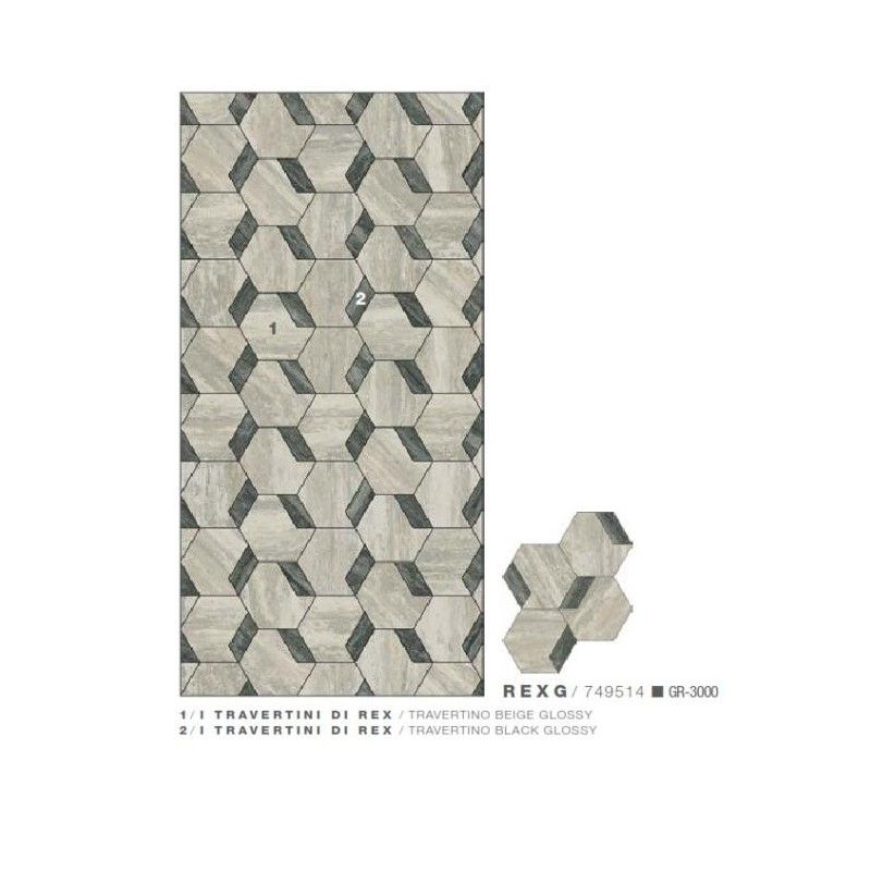 MAGNUM DEKOR REXG 6MM - REX 749514 FLORIM LUXURY DESIGN - 1