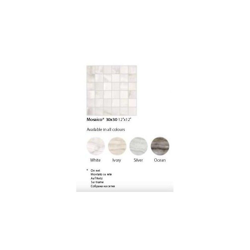 TRUMARMI MOSAIQUE 30X30 TM-SILVER - Ceramica Sant'Agostino CSAMTMSI30