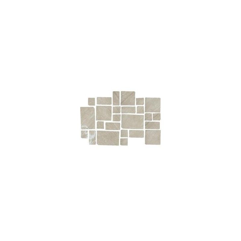 CARDOSO PALLADIANA MOSAIC GRIGIO SCURO TEXTURED TUMBLED - COEM PC7MS1S COEM - 1