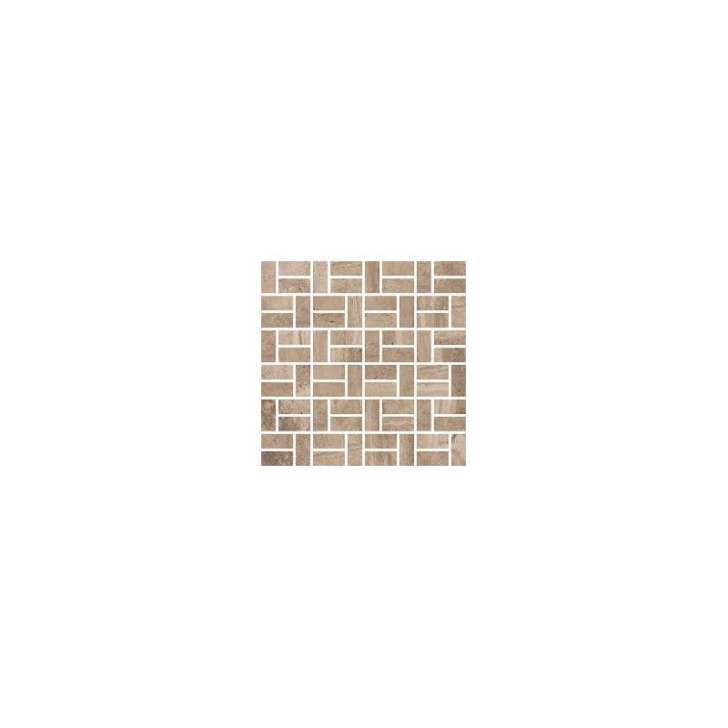 REVERSO NOCE MOSAIQUE BRICKS 2X5 RECTIFIE - COEM RV8MS3R COEM - 1