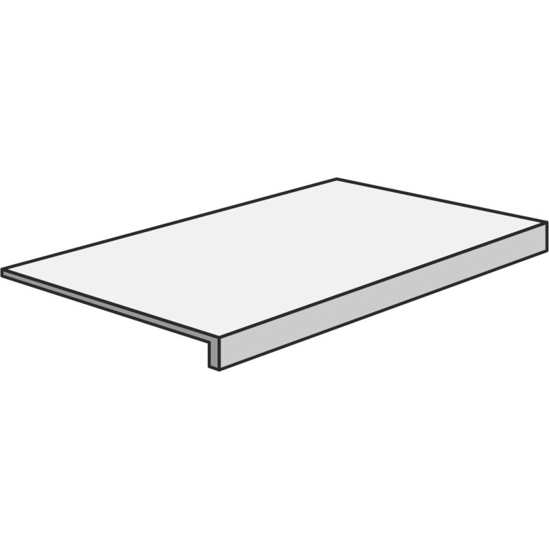 CONCRETE DARK GREY L FORM ELEMENT   30,2X60,4X5 REKTIFIZIERT  - FIORANESE CERAMICHE 0CN7GLR FIORANESE CERAMICHE - 1