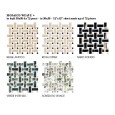 SOUND OF MARBLES SCREZIATO VIVACE  MOSAIK WEAVE - FIORANESE CERAMICHE M49MS2L FIORANESE CERAMICHE - 1