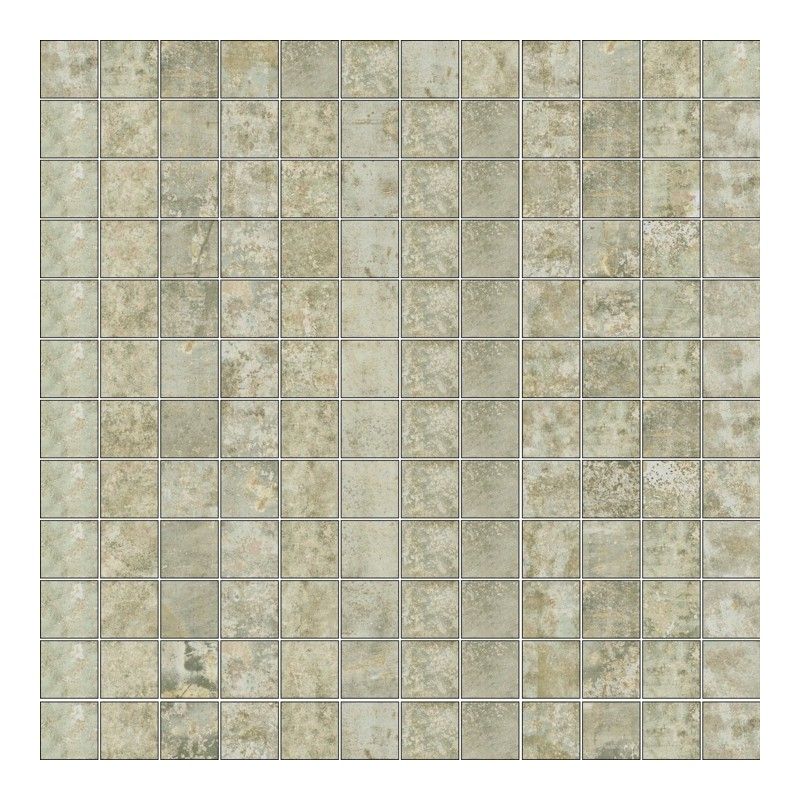 GRUNGE BLUE MOSAICO 3D SILVER 28,5X28,5 - APARICI APARICI CERAMICA - 1