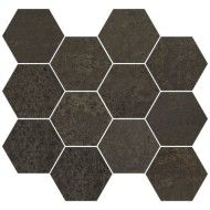 METALLIC BROWN NATURALE MOSAICO HEX 30X28 - APARICI APARICI CERAMICA - 1