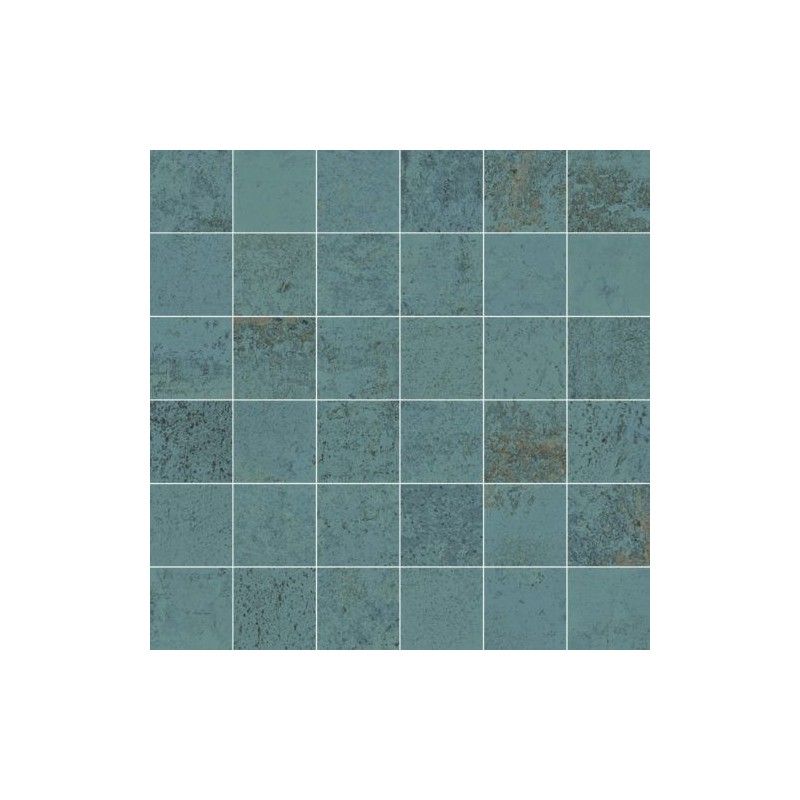 METALLIC GREEN NATURALE MOSAICO 5X5 29,75X29,75/ - APARICI APARICI CERAMICA - 1