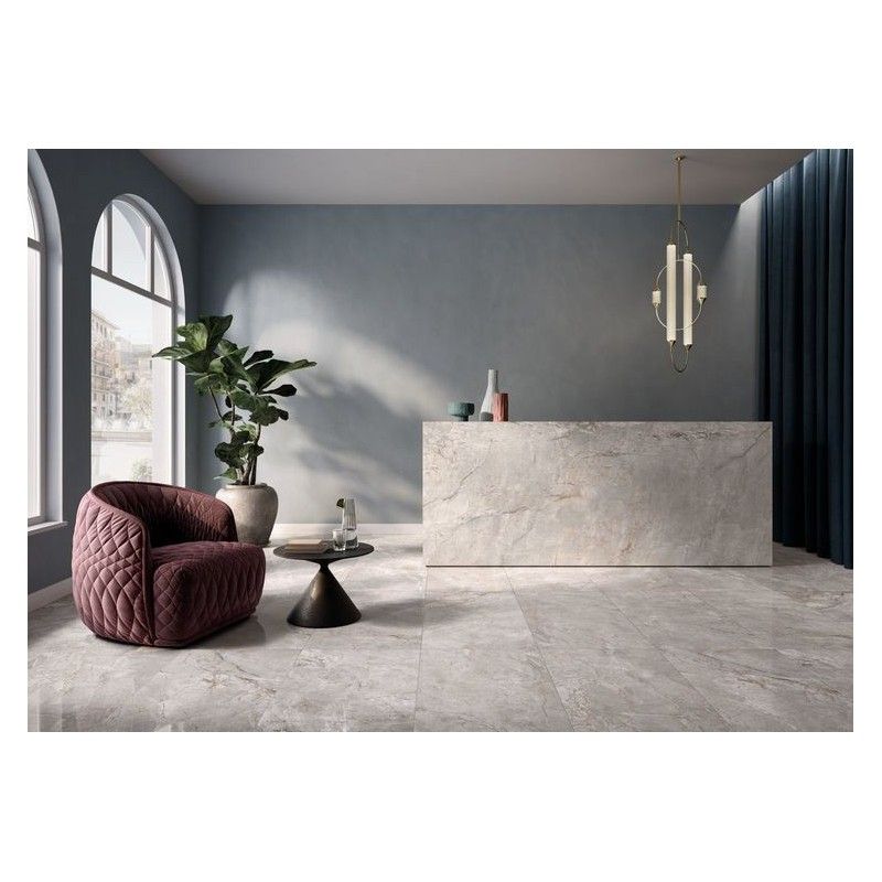 ELEMENTS LUX SILVER GREY 60X60 NATURALE RETTIFICATO - Ceramiche KEOPE A2O2 CERAMICHE  KEOPE  - 1