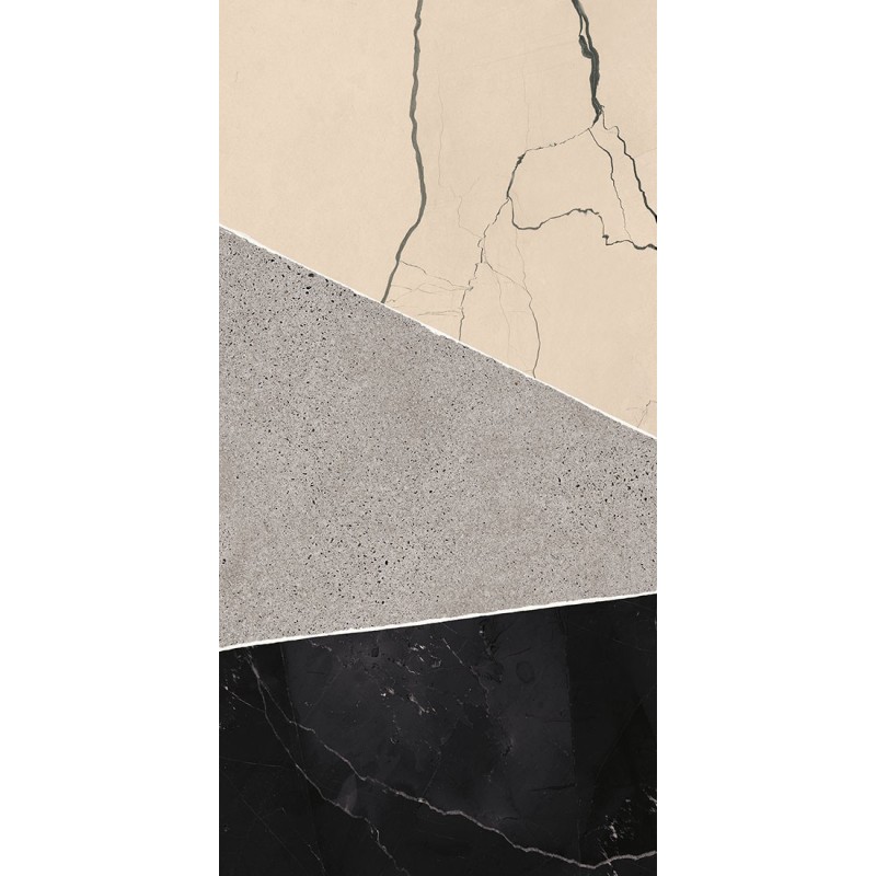 SOUND OF MARBLES FIOMOOD NERO 30X60 POLISHED  RECTIFIED  - Ceramica Fioranese M4F367L FIORANESE CERAMICHE - 1