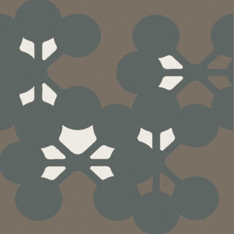 AZULEJ FLORES NERO 20X20 - MUTINA PUA48 01 MUTINA - 1