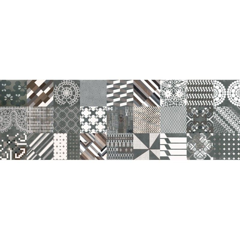 AZULEJ COMBINATION NERO 20X20 - MUTINA PUACM04 01 MUTINA - 1