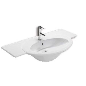 SCULTURE Lavabo 110_monoforo 110x585 YR38 HATRIA