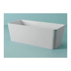 ARTCERAM SQUARE  FREESTANDING LIVINGTEC BADWANNE MIT BADEABDECKUNG INKLUSIVE