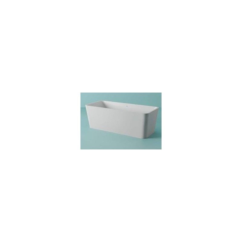 ARTCERAM SQUARE FREESTANDING LIVINGTEC BATHTUB WITH BATH COVER INCLUDED
