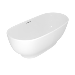 GSG SUN FREISTEHENDE BADEWANNE IN ACRYL CM 170X81 VOLLSTÄNDIG MIT ABFALL UND ENTLADUNG