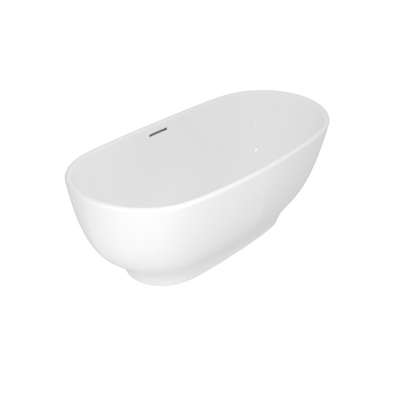 GSG SUN VASCA FREE-STANDING IN ACRILICO CM 170X81 COMPLETA DI PILETTA E SCARICO