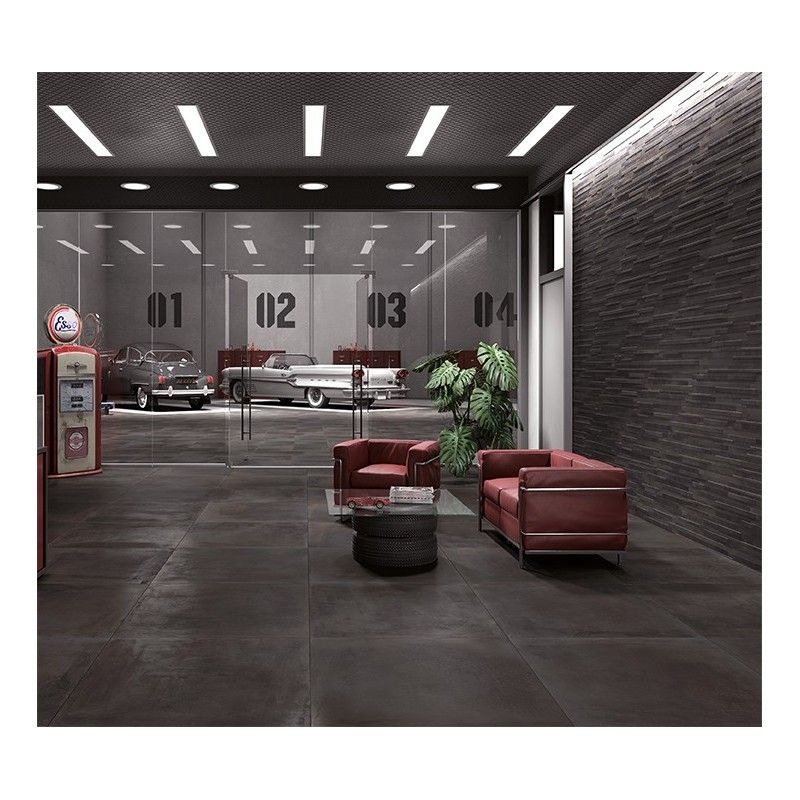 Legarage Charcoal sp.8,5 mm Rektifiziert 100x100 - CERDOMUS 81552 CERDOMUS - 1