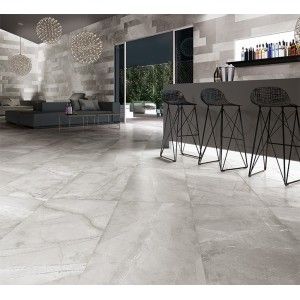 Pulpis STEP Straight Edge Grigio Polished 33x120 - CERDOMUS 72640 CERDOMUS - 1