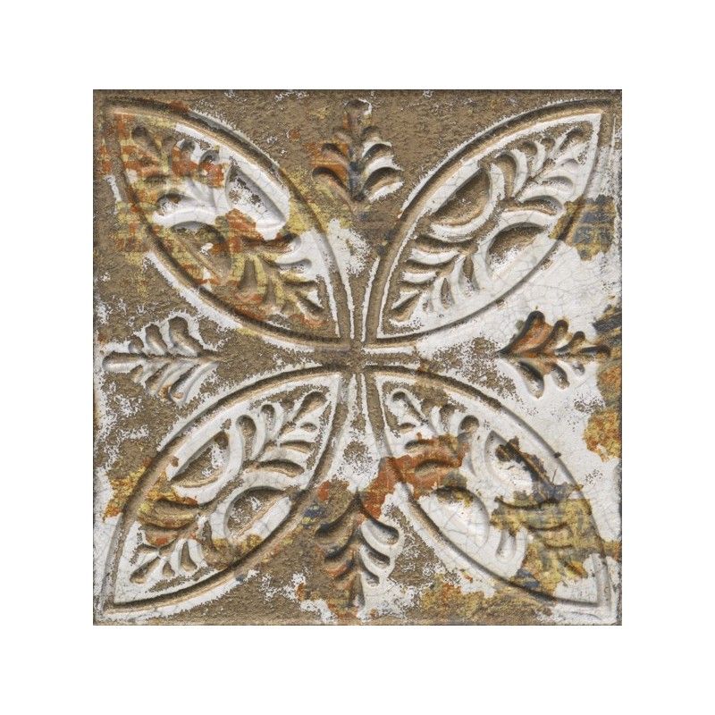 AGED DARK ORNATO 20,00X20,00cm - APARICI APARICI CERAMICA - 1