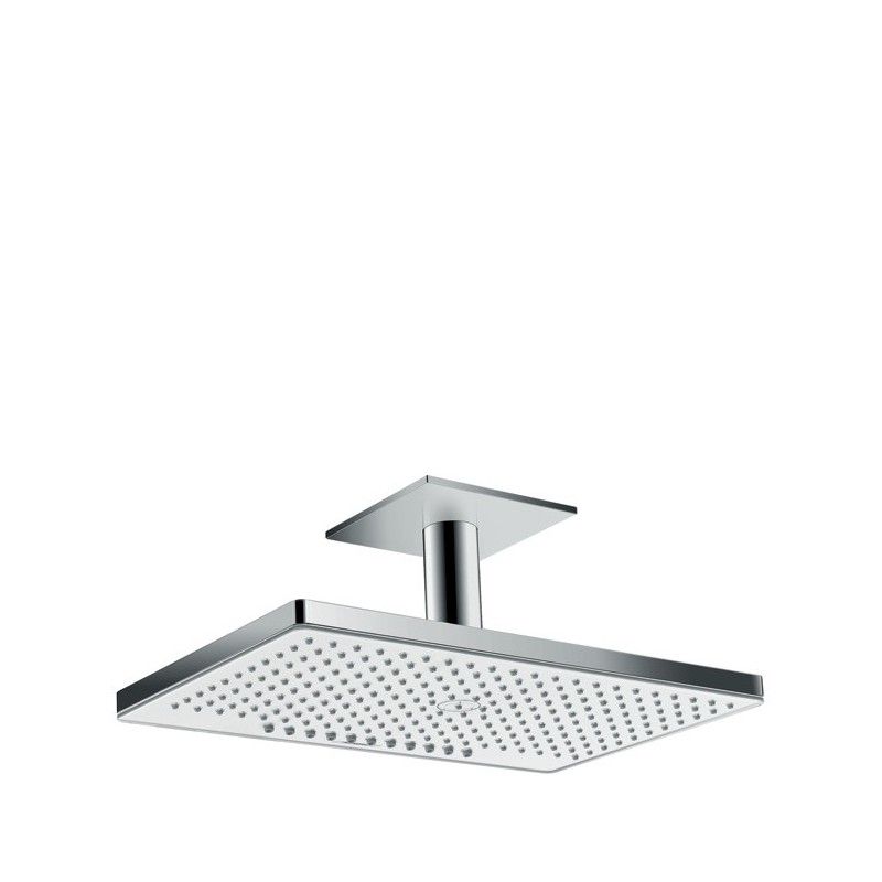 HANSGROHE  Rainmaker Select Douche de tete 460 2jet avec raccord plafond Bianco/Cromo 24004400 HANSGROHE - 1
