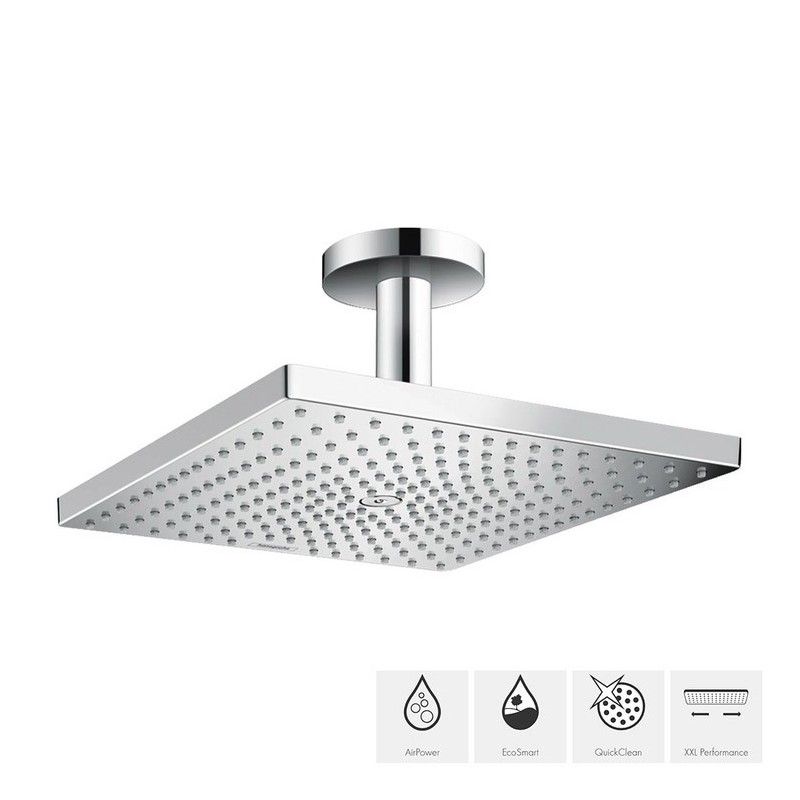 HANSGROHE  Raindance E Overhead shower 300 1jet EcoSmart 9 l/min with ceiling connector 26251000 HANSGROHE - 1