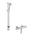 AXOR UNO Croma 100 Combi douche Vario avec barre 90 cm 27035000 HANSGROHE - 1
