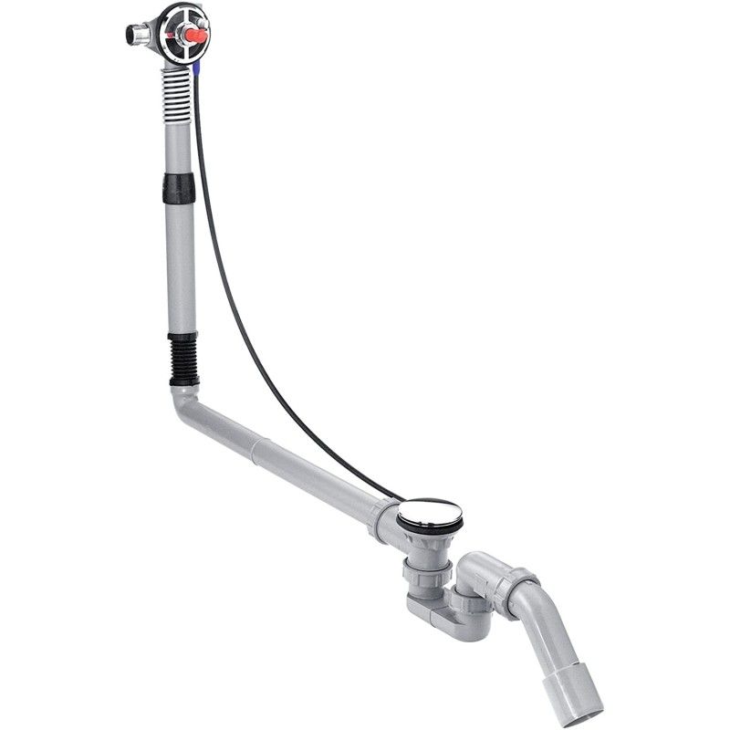 Exafill S Corpo incasso erogazione vasca, set scarico e troppopieno per vasche da bagno speciali   58116180 HANSGROHE - 1