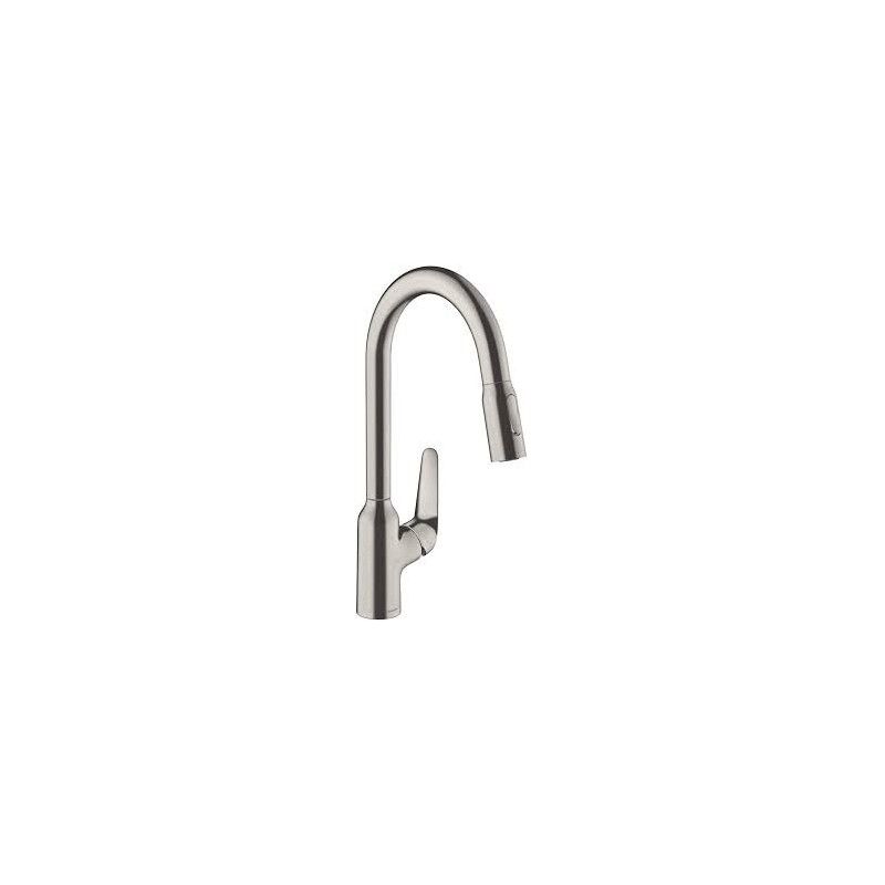 M42 M429-H220 Single lever kitchen mixer with pull-out spray  AX 71800800 HANSGROHE - 1