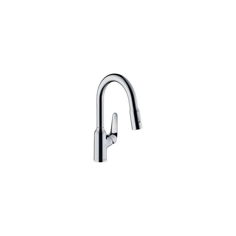 M42 M429-H180 Melangeur de cuisine a levier unique avec douchette extractible AX 71801000 HANSGROHE - 1