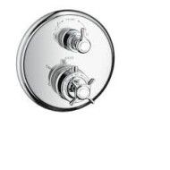 AXOR Montreux Thermostat Unterputz mit Ab- und Umstellventil mit Kreuzgriff  HG 16820000 HANSGROHE - 1