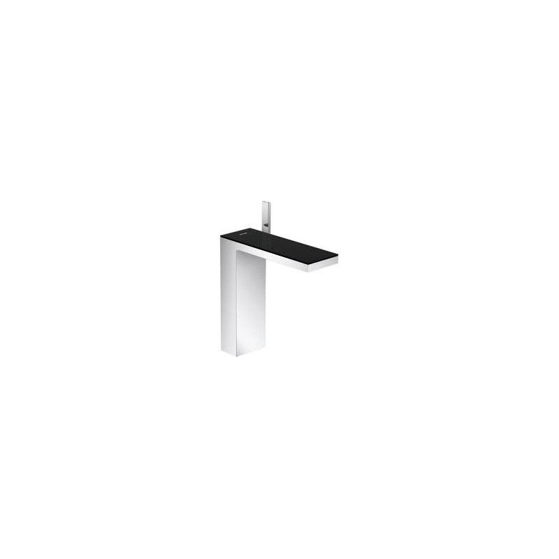 AXOR MyEdition Single lever basin mixer 230 with push-open waste set  Chrome/Black Glass AX 47020600 HANSGROHE - 1
