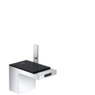 AXOR MyEdition Mitigeur bidet avec bondavec bonde Push-Open chrome/verre noir AX 47210600 HANSGROHE - 1