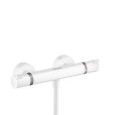 Ecostat - Thermostatic external shower mixer - matt white AX 13116700 HANSGROHE - 1